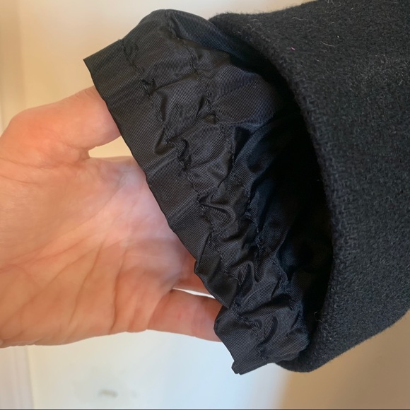 Vintage wool coat mink collar - Picture 4 of 6